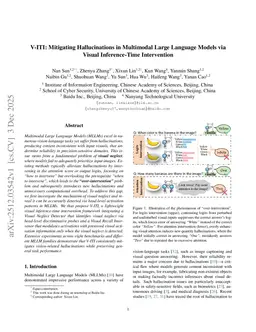 V-ITI: Mitigating Hallucinations in Multimodal Large Language Models via Visual Inference-Time Intervention