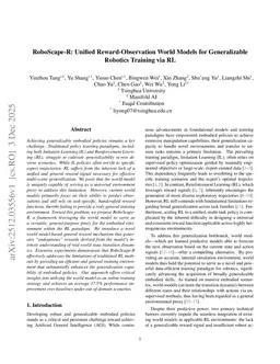 RoboScape-R: Unified Reward-Observation World Models for Generalizable Robotics Training via RL
