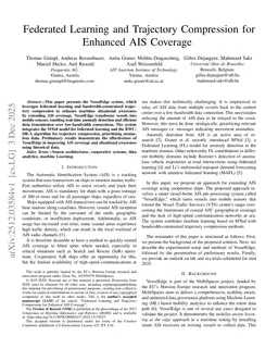 Federated Learning and Trajectory Compression for Enhanced AIS Coverage