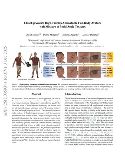 CloseUpAvatar: High-Fidelity Animatable Full-Body Avatars with Mixture of Multi-Scale Textures