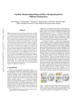 ConvRot: Rotation-Based Plug-and-Play 4-bit Quantization for Diffusion Transformers