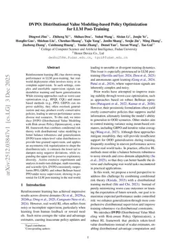 DVPO: Distributional Value Modeling-based Policy Optimization for LLM Post-Training