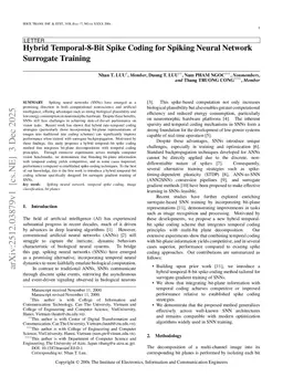 Hybrid Temporal-8-Bit Spike Coding for Spiking Neural Network Surrogate Training