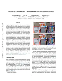 Beyond the Ground Truth: Enhanced Supervision for Image Restoration
