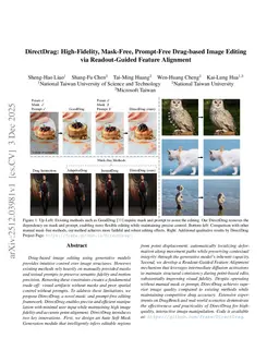 DirectDrag: High-Fidelity, Mask-Free, Prompt-Free Drag-based Image Editing via Readout-Guided Feature Alignment