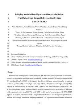 Bridging Artificial Intelligence and Data Assimilation: The Data-driven Ensemble Forecasting System ClimaX-LETKF