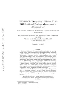 INFORM-CT: INtegrating LLMs and VLMs FOR Incidental Findings Management in Abdominal CT