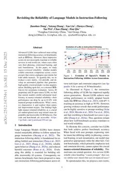 Revisiting the Reliability of Language Models in Instruction-Following
