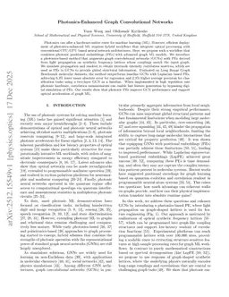 Photonics-Enhanced Graph Convolutional Networks