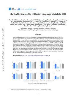 LLaDA2.0: Scaling Up Diffusion Language Models to 100B