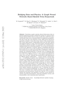 Bridging Data and Physics: A Graph Neural Network-Based Hybrid Twin Framework