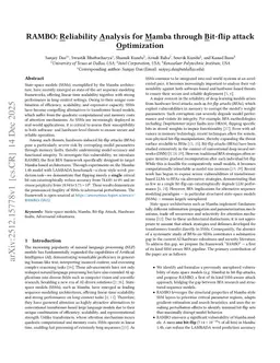 COBRA: Catastrophic Bit-flip Reliability Analysis of State-Space Models