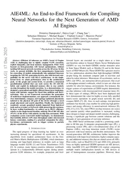AIE4ML: An End-to-End Framework for Compiling Neural Networks for the Next Generation of AMD AI Engines