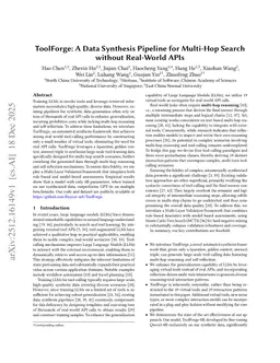 ToolForge: A Data Synthesis Pipeline for Multi-Hop Search without Real-World APIs