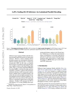 LoPA: Scaling dLLM Inference via Lookahead Parallel Decoding