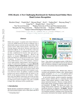 OMG-Bench: A New Challenging Benchmark for Skeleton-based Online Micro Hand Gesture Recognition