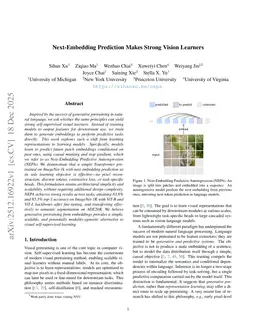 Next-Embedding Prediction Makes Strong Vision Learners