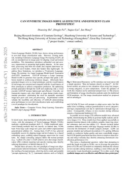 Can Synthetic Images Serve as Effective and Efficient Class Prototypes?