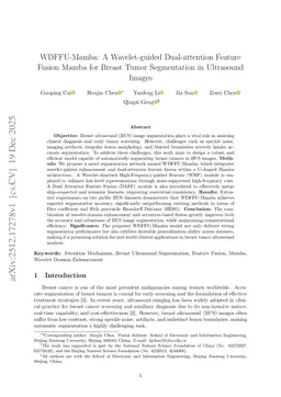 WDFFU-Mamba: A Wavelet-guided Dual-attention Feature Fusion Mamba for Breast Tumor Segmentation in Ultrasound Images