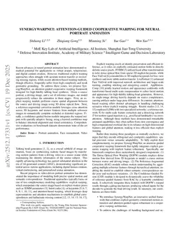 SynergyWarpNet: Attention-Guided Cooperative Warping for Neural Portrait Animation