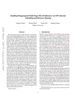 Enabling Disaggregated Multi-Stage MLLM Inference via GPU-Internal Scheduling and Resource Sharing