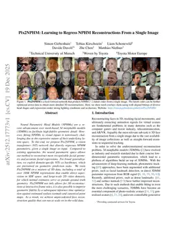 Pix2NPHM: Learning to Regress NPHM Reconstructions From a Single Image