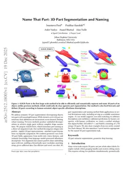 Name That Part: 3D Part Segmentation and Naming