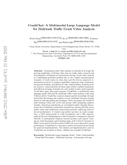 CrashChat: A Multimodal Large Language Model for Multitask Traffic Crash Video Analysis