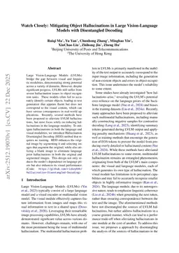 Watch Closely: Mitigating Object Hallucinations in Large Vision-Language Models with Disentangled Decoding