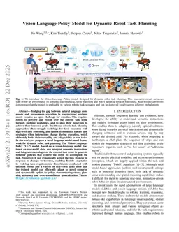 Vision-Language-Policy Model for Dynamic Robot Task Planning