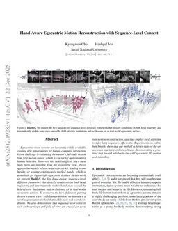 Hand-Aware Egocentric Motion Reconstruction with Sequence-Level Context