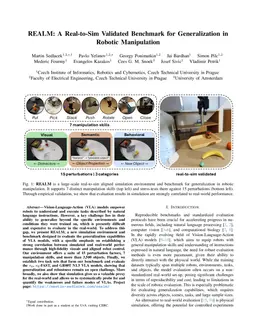 REALM: A Real-to-Sim Validated Benchmark for Generalization in Robotic Manipulation