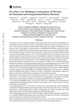 PhysMaster: Building an Autonomous AI Physicist for Theoretical and Computational Physics Research