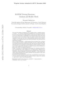 RANSAC Scoring Functions: Analysis and Reality Check