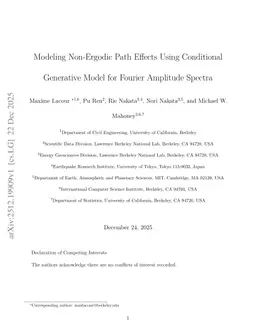 Modeling Non-Ergodic Path Effects Using Conditional Generative Model for Fourier Amplitude Spectra