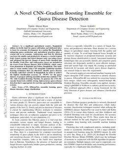 A Novel CNN Gradient Boosting Ensemble for Guava Disease Detection