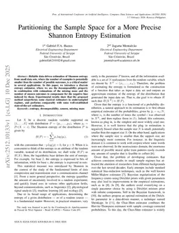 Partitioning the Sample Space for a More Precise Shannon Entropy Estimation