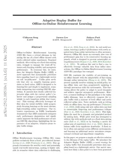 Adaptive Replay Buffer for Offline-to-Online Reinforcement Learning