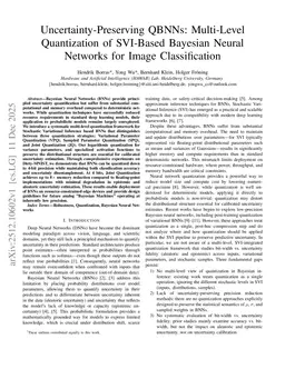 Uncertainty-Preserving QBNNs: Multi-Level Quantization of SVI-Based Bayesian Neural Networks for Image Classification