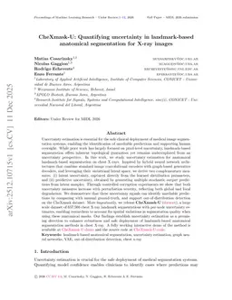 CheXmask-U: Quantifying uncertainty in landmark-based anatomical segmentation for X-ray images