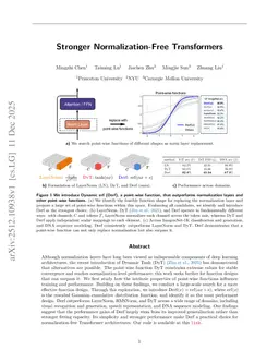 Stronger Normalization-Free Transformers