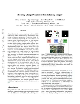 Referring Change Detection in Remote Sensing Imagery