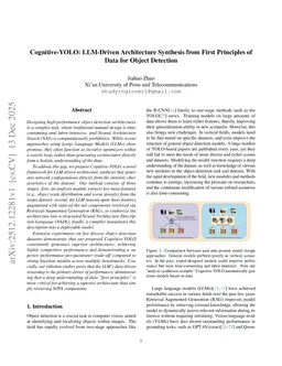 Cognitive-YOLO: LLM-Driven Architecture Synthesis from First Principles of Data for Object Detection
