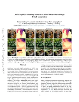 BokehDepth: Enhancing Monocular Depth Estimation through Bokeh Generation