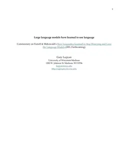 Large language models have learned to use language