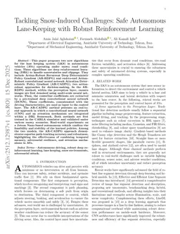 Tackling Snow-Induced Challenges: Safe Autonomous Lane-Keeping with Robust Reinforcement Learning