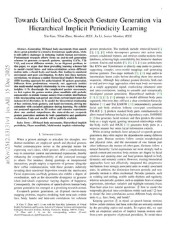 Towards Unified Co-Speech Gesture Generation via Hierarchical Implicit Periodicity Learning
