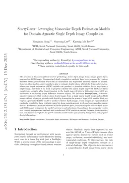 StarryGazer: Leveraging Monocular Depth Estimation Models for Domain-Agnostic Single Depth Image Completion