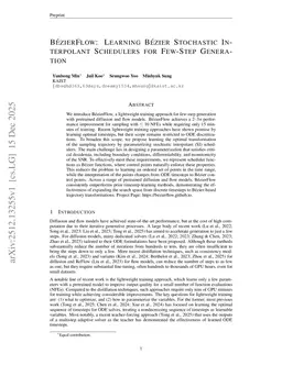 BézierFlow: Learning Bézier Stochastic Interpolant Schedulers for Few-Step Generation