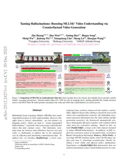 Taming Hallucinations: Boosting MLLMs' Video Understanding via Counterfactual Video Generation